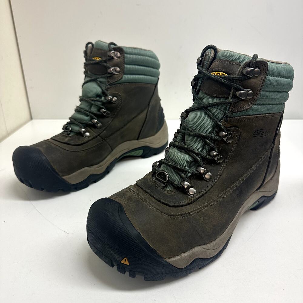 EXCELLENT KEEN Women Revel II Snow Boots Insulated Waterproof Leather Hiking 9.5 - Picture 5 of 11